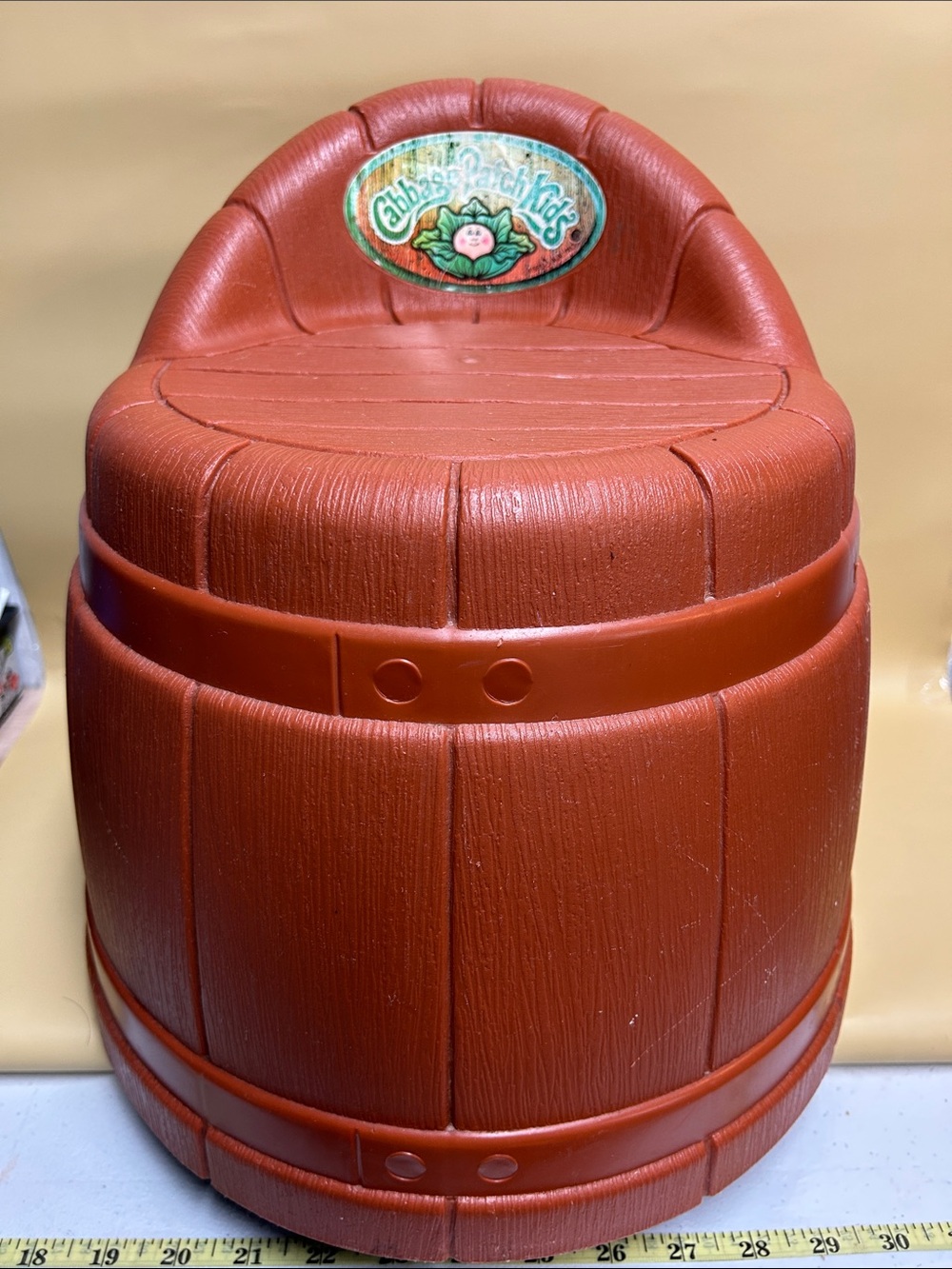 VINTAGE 1983 COLECO CABBAGE PATCH KIDS BARREL CHAIRS SET of 2